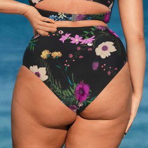 CupShe Annabelle Floral Bikini Bottom Size 1X